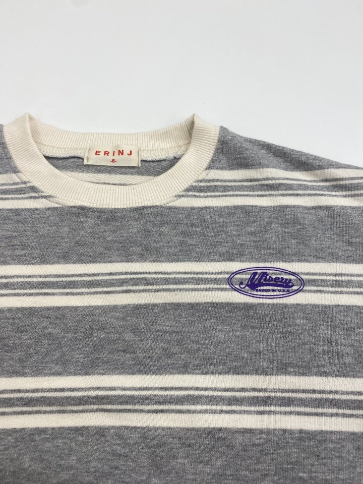 Erin J - Korean Children Fashion - #magicofchildhood - Base Stripe Sweatshirt - 6