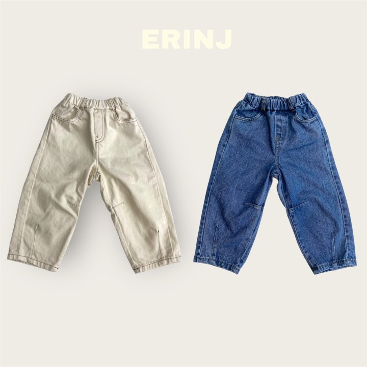 Erin J - Korean Children Fashion - #magicofchildhood - Balloon Denim Pants - 3