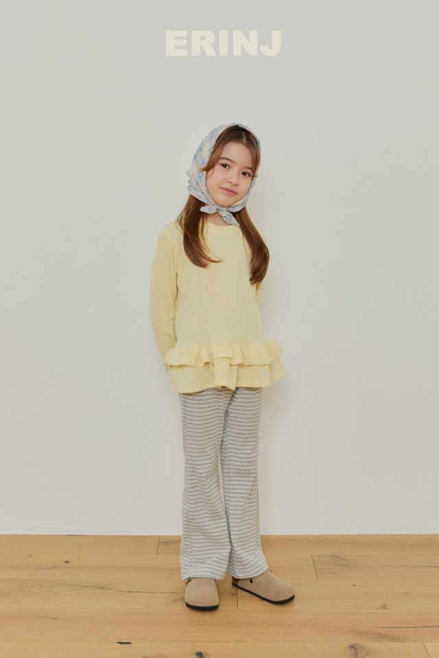 Erin J - Korean Children Fashion - #prettylittlegirls - Stripe Jeggings