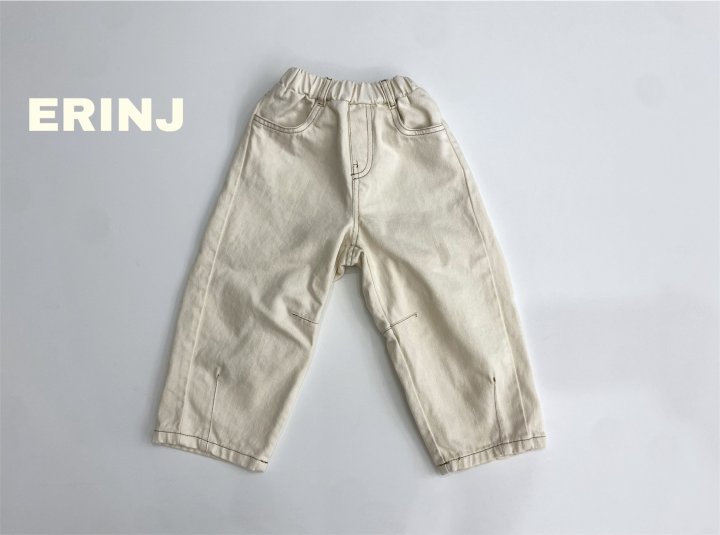 Erin J - Korean Children Fashion - #prettylittlegirls - Balloon Denim Pants - 5