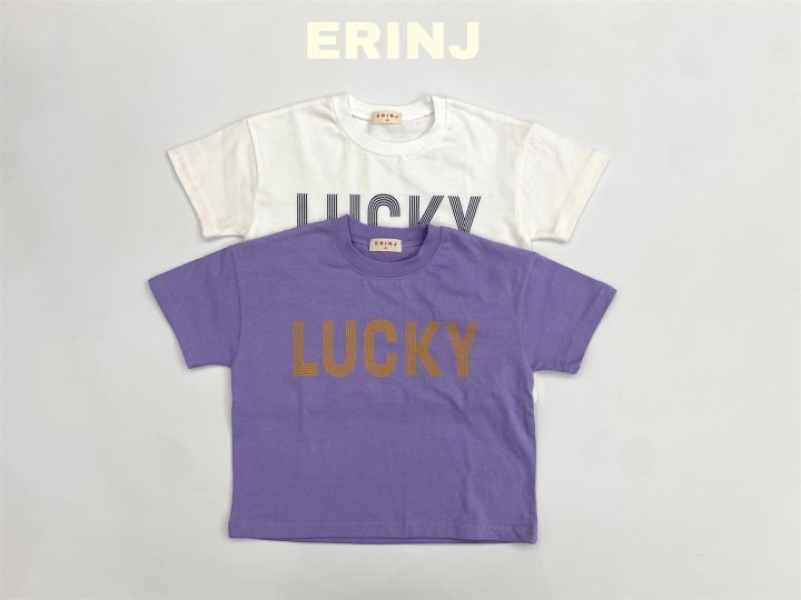 Erin J - Korean Children Fashion - #stylishchildhood - Lucky Short Sleeve Tee - 8