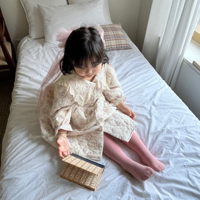 Eugenie Candies - Korean Children Fashion - #discoveringself - Luri Quilting One-piece - 2