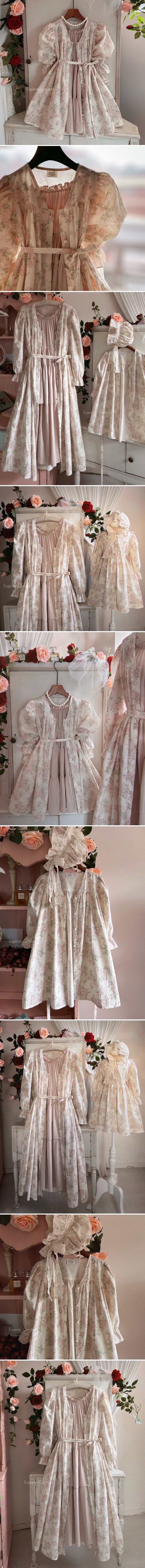 Eugenie Candies - Korean Children Fashion - #todddlerfashion - Blooming Robe One-piece - 2