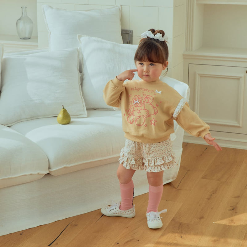 Puppy Lace Sweatshirt Tee by Firstblue for Child - view 9