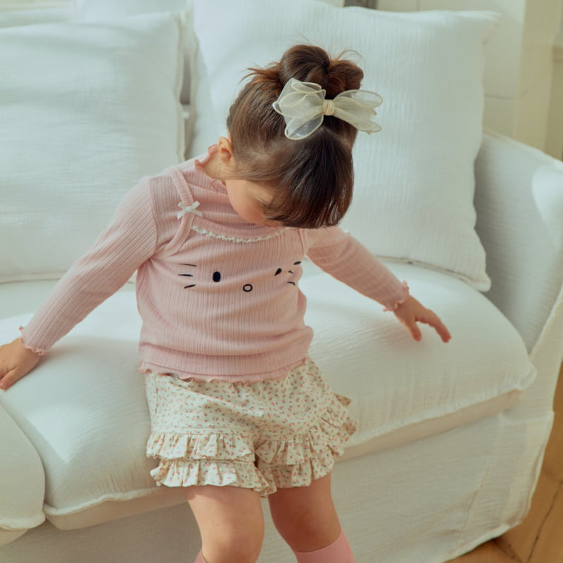 Firstblue - Korean Children Fashion - #childofig - Cats Layered Tee - 8