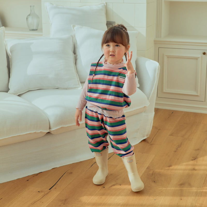 Collar Stripe Pants by Firstblue for Child - view 5