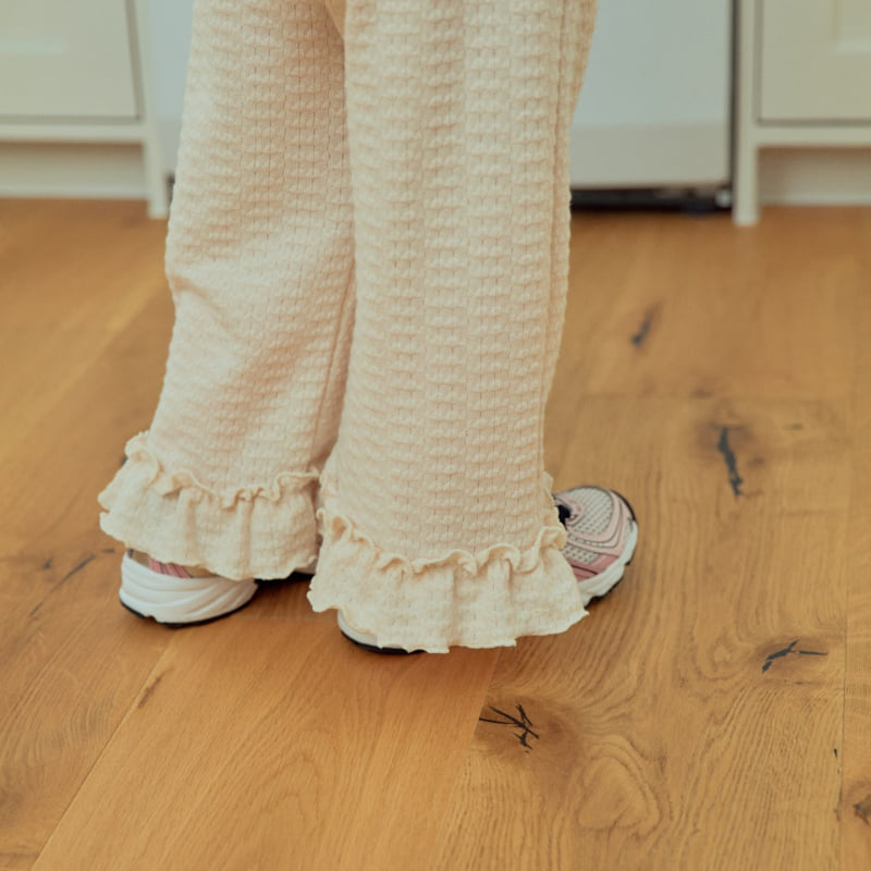 Firstblue - Korean Children Fashion - #designkidswear - Frill Pants - 3