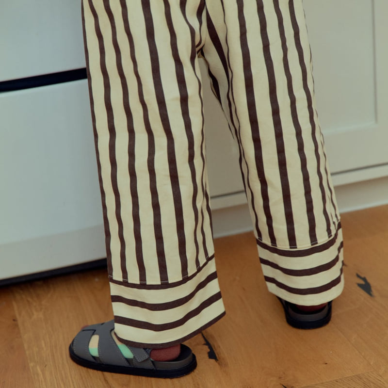 Firstblue - Korean Children Fashion - #discoveringself - Stripe Pants - 2