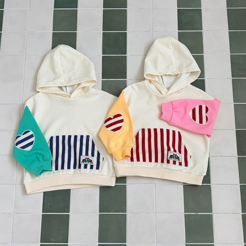 Firstblue - Korean Children Fashion - #kidsshorts - Palette Hoodie Tee - 11