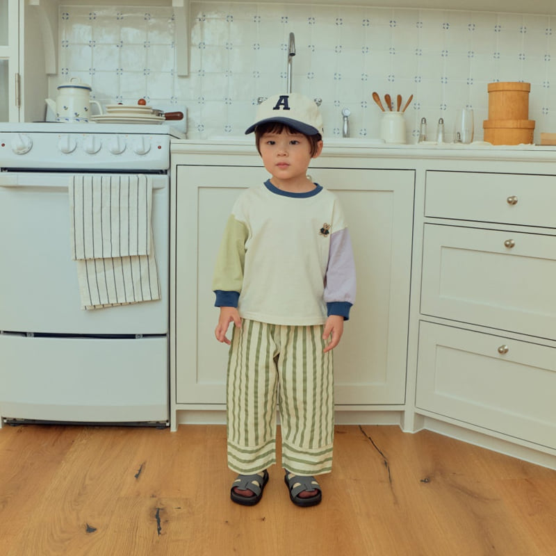 Firstblue - Korean Children Fashion - #kidzfashiontrend - Contrast Single Tee - 6