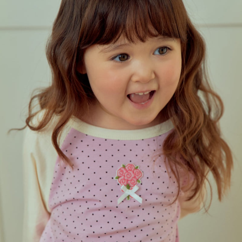 Firstblue - Korean Children Fashion - #magicofchildhood - Mini Dot Raglan Tee - 7