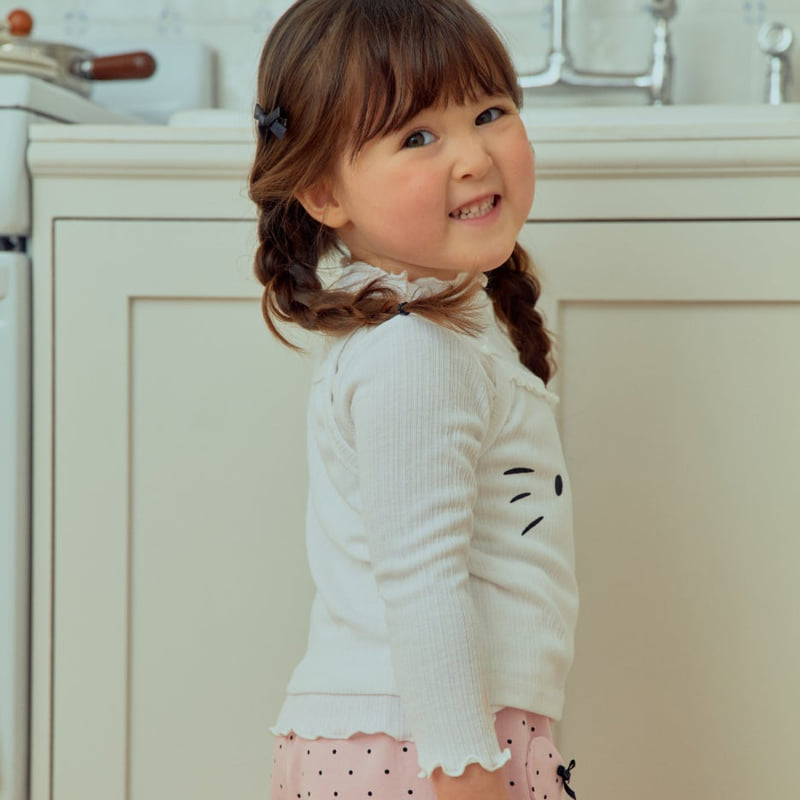Firstblue - Korean Children Fashion - #magicofchildhood - Cats Layered Tee - 2