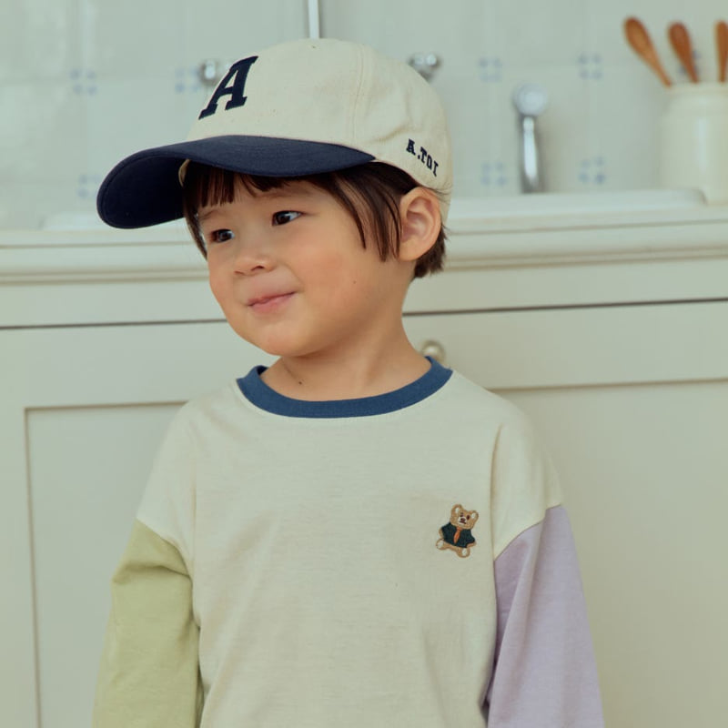 Firstblue - Korean Children Fashion - #minifashionista - Contrast Single Tee - 10