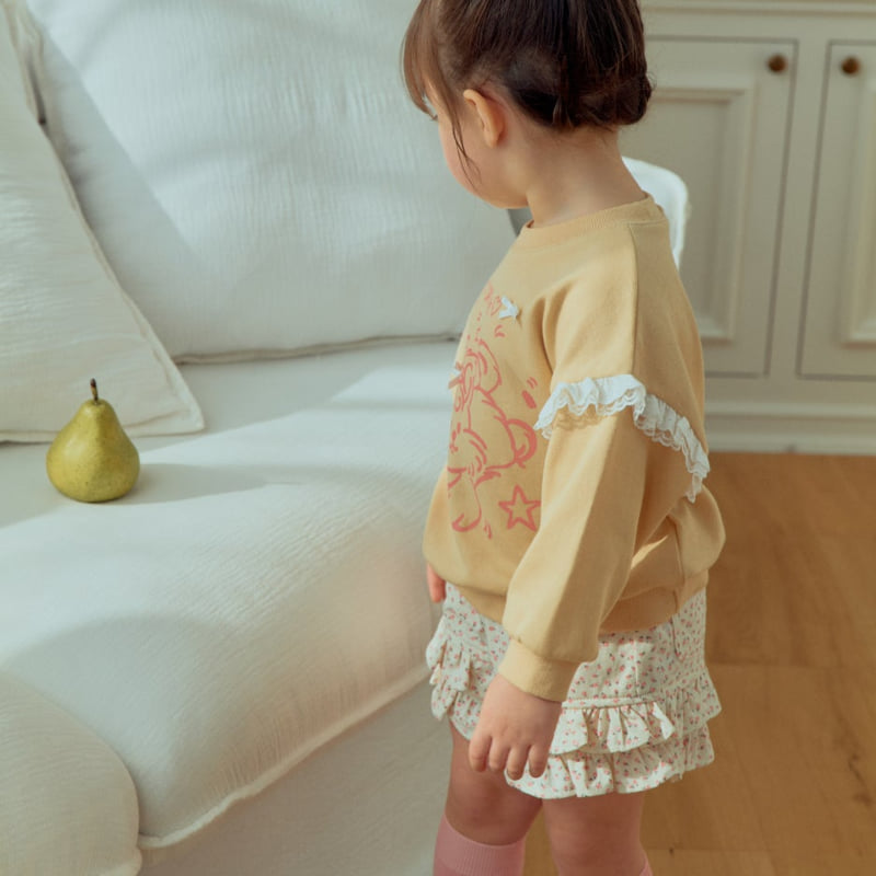 Puppy Lace Sweatshirt Tee by Firstblue for Child - view 8