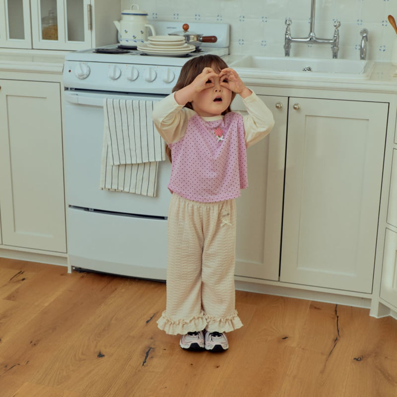 Firstblue - Korean Children Fashion - #todddlerfashion - Mini Dot Raglan Tee - 10