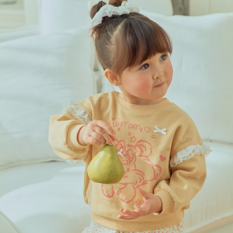Puppy Lace Sweatshirt Tee by Firstblue for Child - view 6