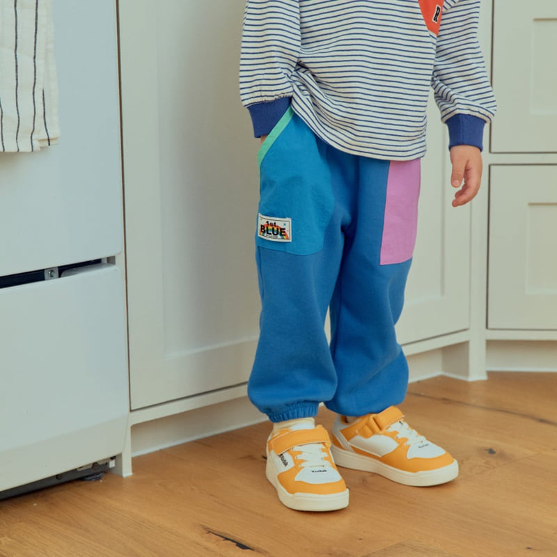 Firstblue - Korean Children Fashion - #todddlerfashion - Pocket Jogger Pants
