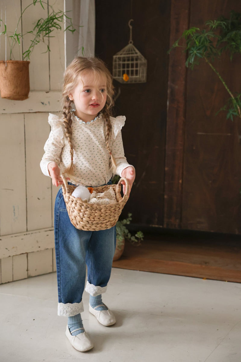 Flo - Korean Children Fashion - #Kfashion4kids - Luen Denim Pants - 6