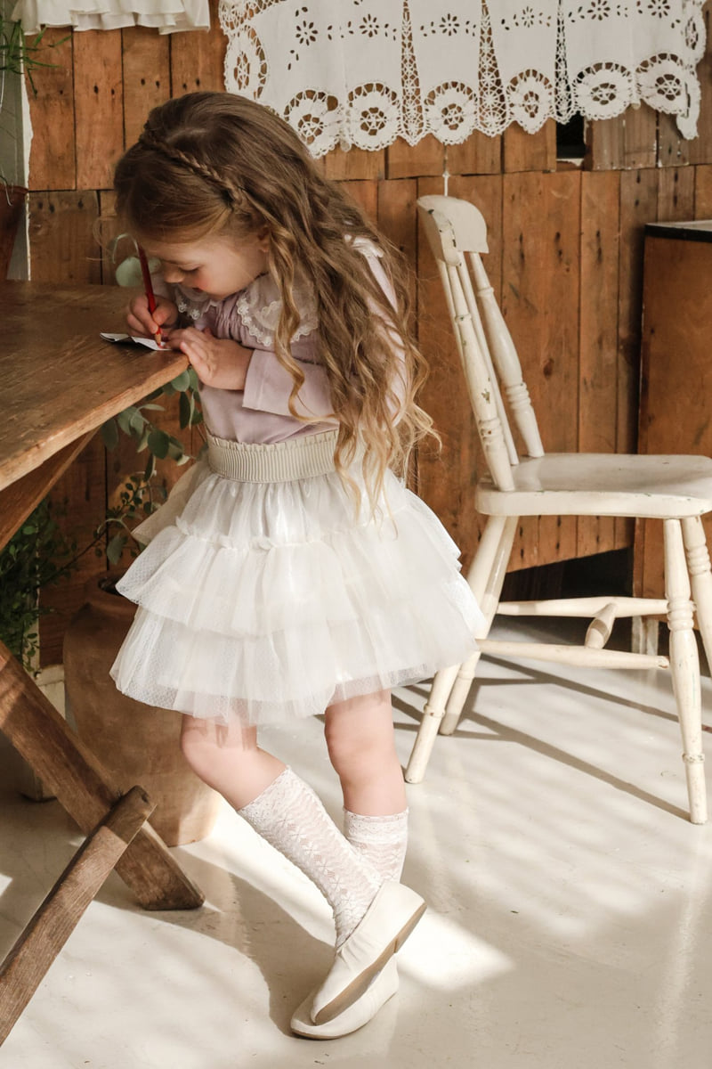 Flo - Korean Children Fashion - #Kfashion4kids - Cecil Mesh Skirt - 12
