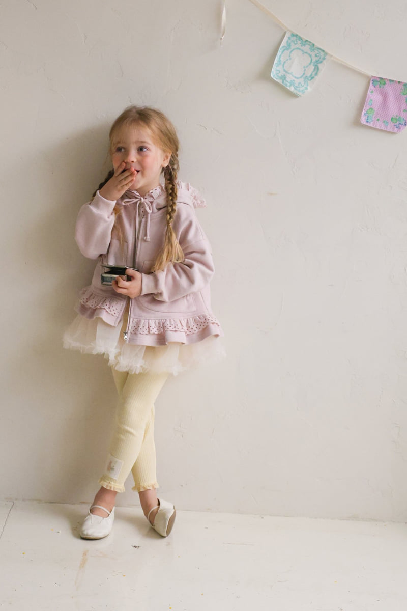 Flo - Korean Children Fashion - #childofig - Yogurt Hood Zip-Up - 5