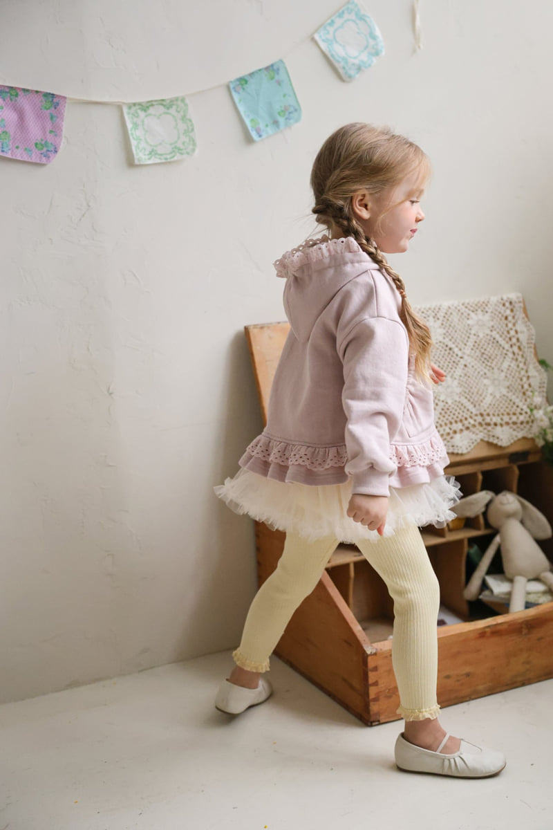 Flo - Korean Children Fashion - #childrensboutique - Yogurt Hood Zip-Up - 6