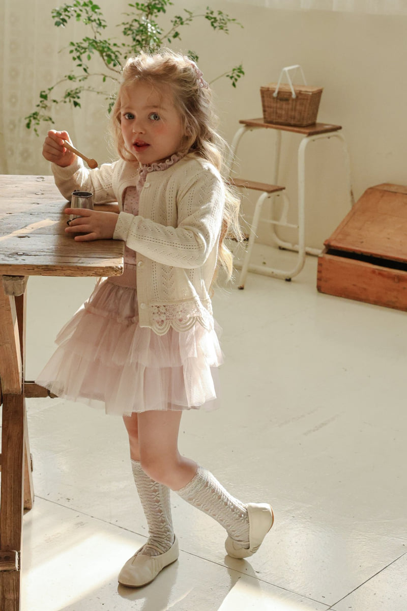 Flo - Korean Children Fashion - #fashionkids - Cecil Mesh Skirt - 8