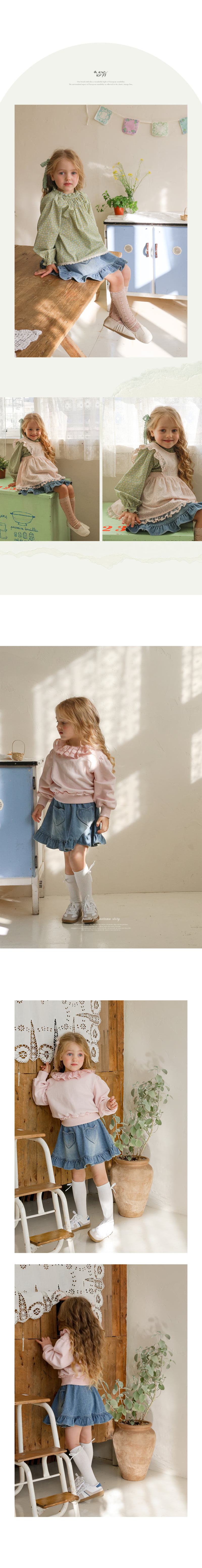 Flo - Korean Children Fashion - #kidsshorts - Joah Denim Skirt - 4