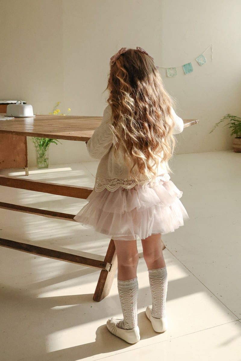 Flo - Korean Children Fashion - #kidsstore - Cecil Mesh Skirt - 10