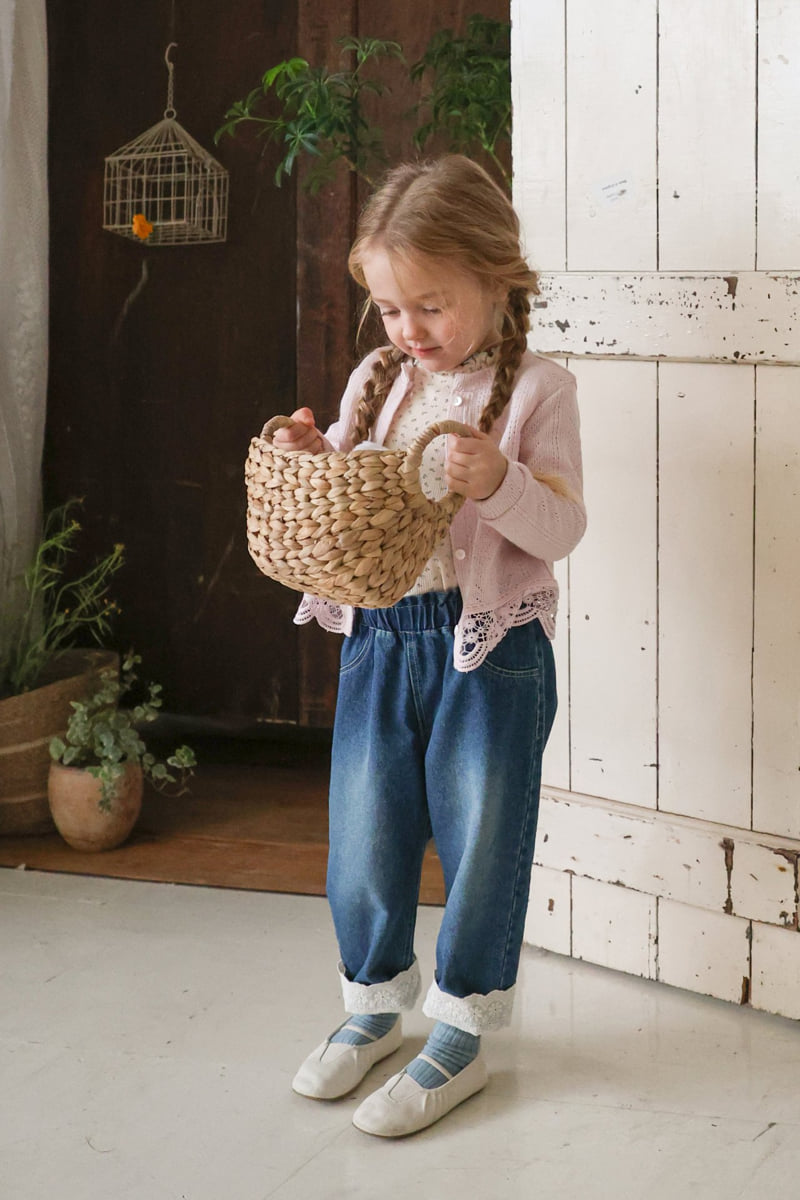 Flo - Korean Children Fashion - #littlefashionista - Luen Denim Pants - 7