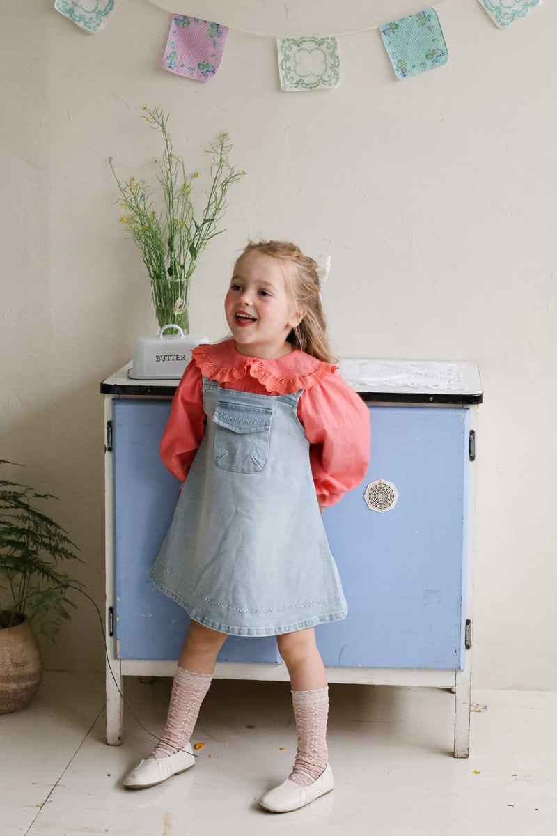 Flo - Korean Children Fashion - #littlefashionista - Eva Denim Jump Skirt - 12