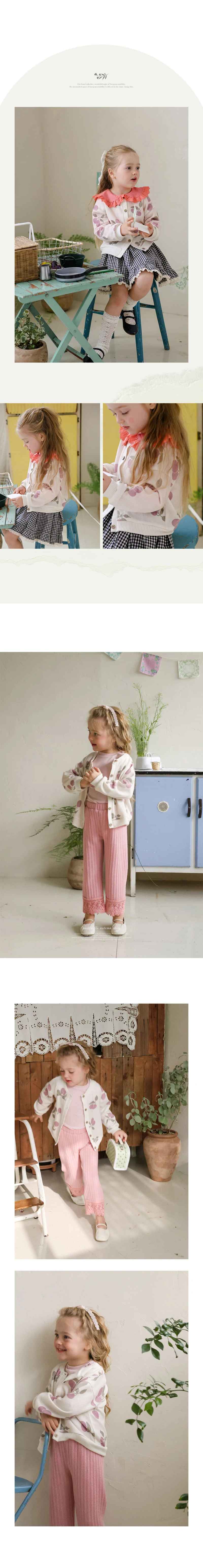 Flo - Korean Children Fashion - #prettylittlegirls - Plum Cardigan - 3