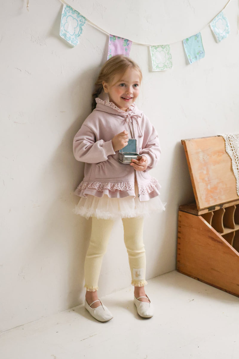 Flo - Korean Children Fashion - #prettylittlegirls - Yogurt Hood Zip-Up
