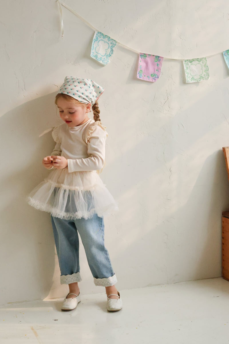 Flo - Korean Children Fashion - #todddlerfashion - Luen Denim Pants - 11