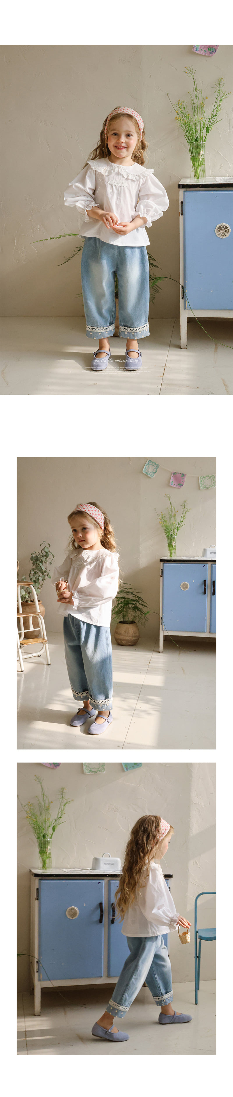 Flo - Korean Children Fashion - #toddlerclothing - Le Mans Denim Pants - 7
