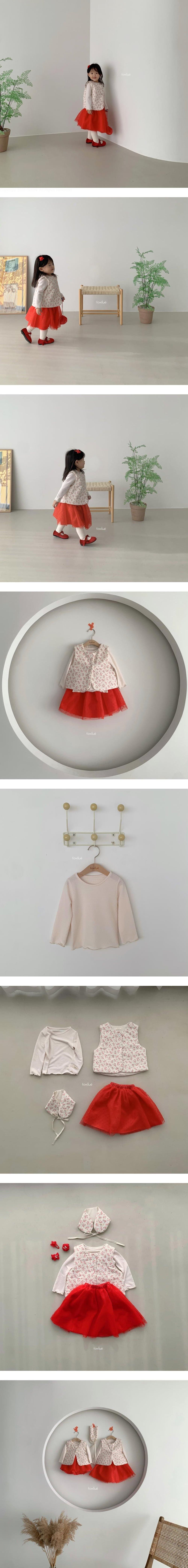 Fondue - Korean Baby Fashion - #babyfever - Camellia Lady Tee