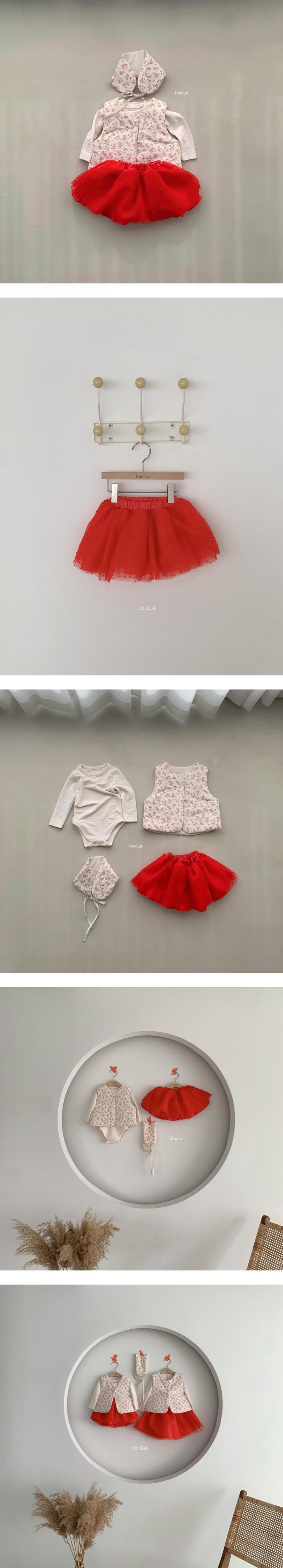 Fondue - Korean Baby Fashion - #babyoninstagram - Camellia Skirt