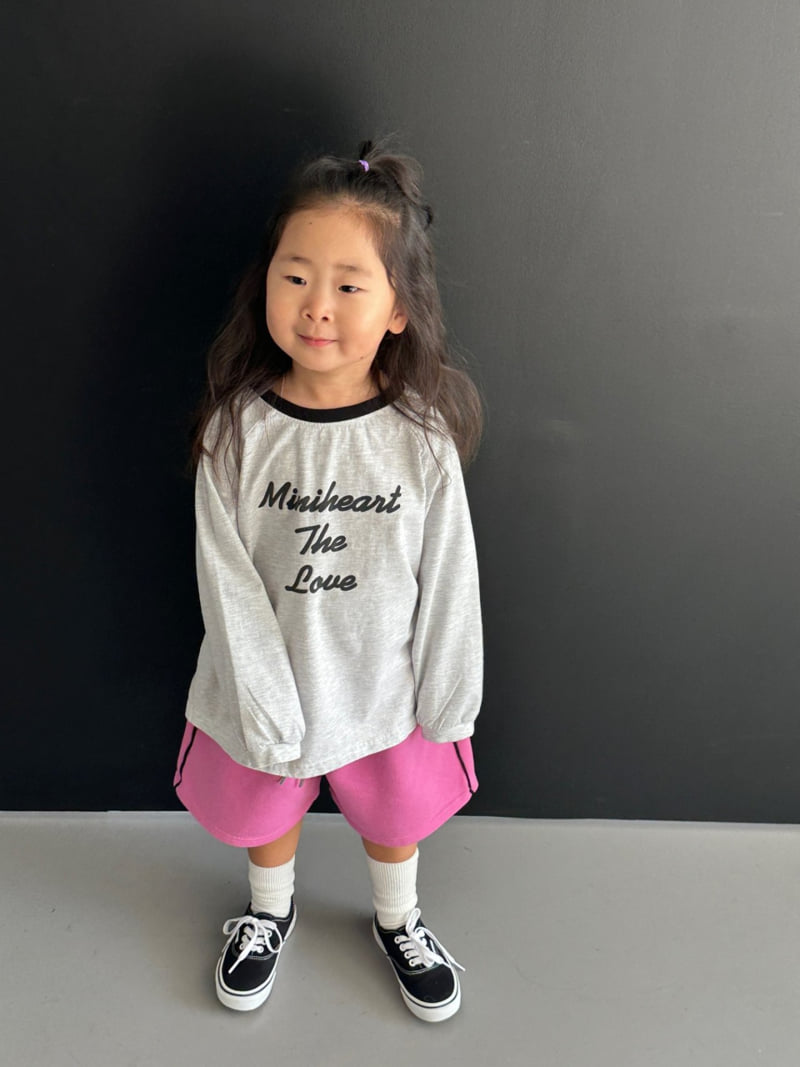 Foov - Korean Children Fashion - #Kfashion4kids - Mini Heart Love Tee - 6