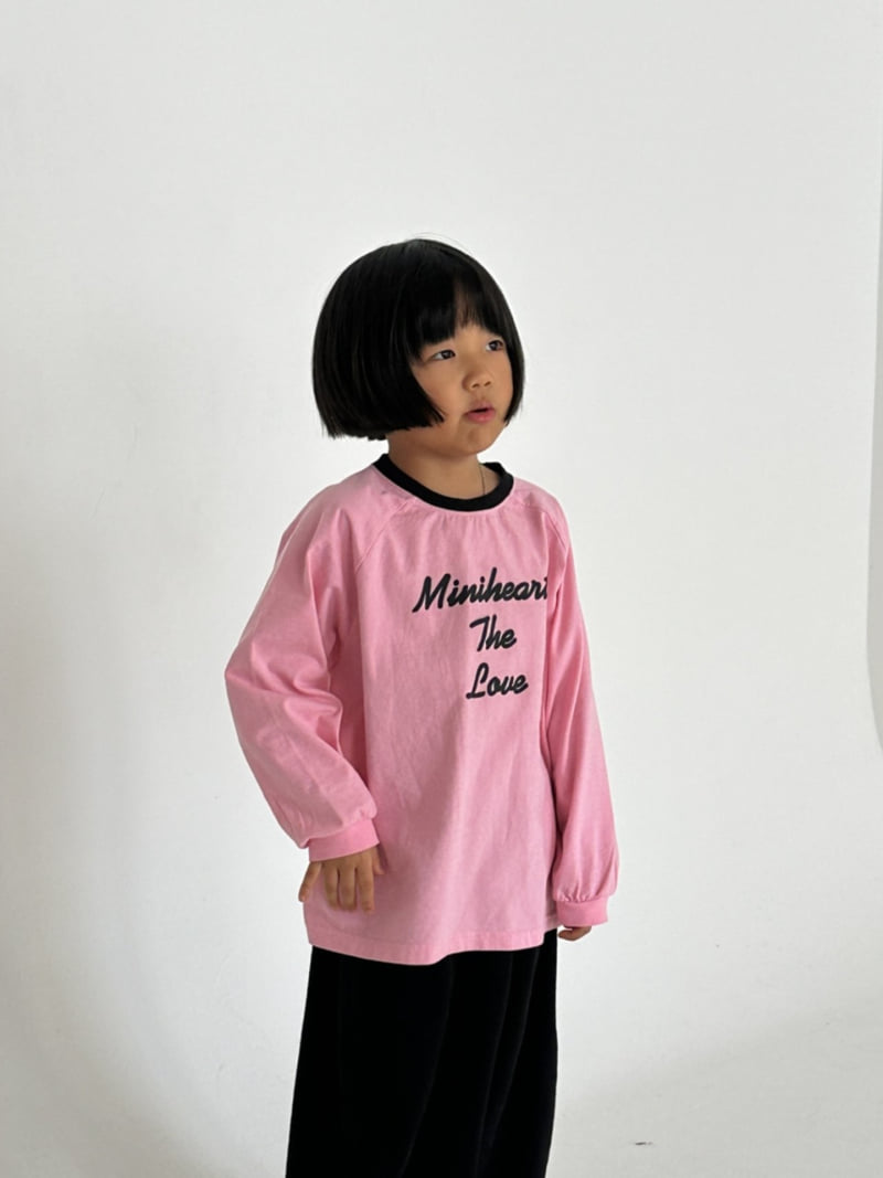 Foov - Korean Children Fashion - #childofig - Mini Heart Love Tee - 12