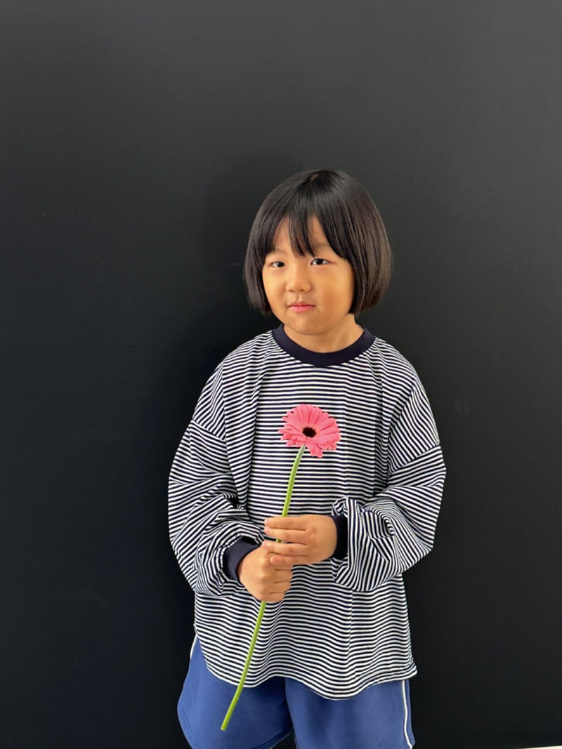 Foov - Korean Children Fashion - #childofig - Striped Basic Tee - 5
