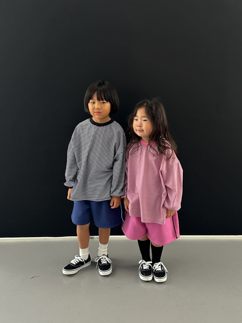 Foov - Korean Children Fashion - #childrensboutique - Striped Basic Tee - 6