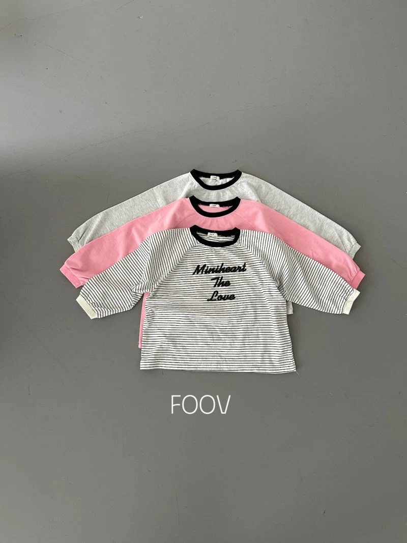 Foov - Korean Children Fashion - #discoveringself - Mini Heart Love Tee