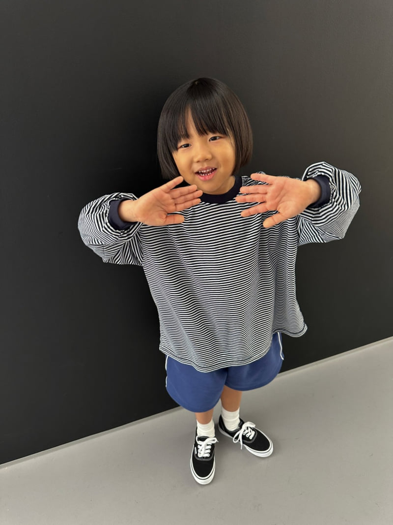 Foov - Korean Children Fashion - #discoveringself - Striped Basic Tee - 8