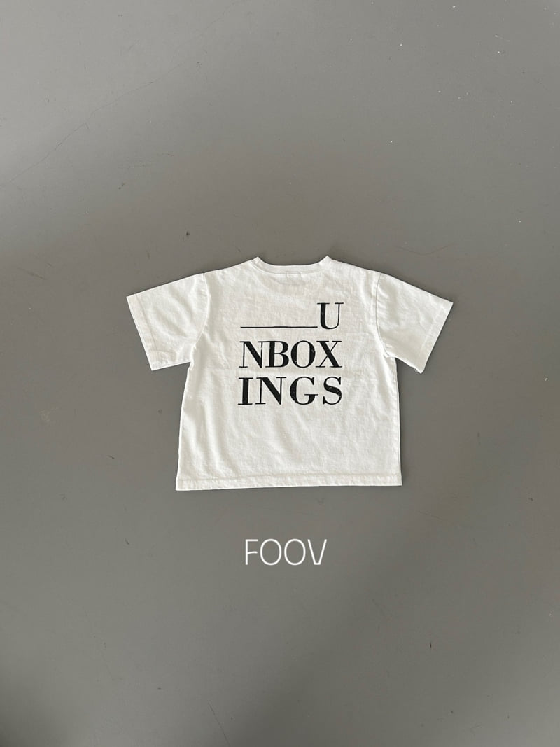 Foov - Korean Children Fashion - #discoveringself - U Lettering Tee - 4