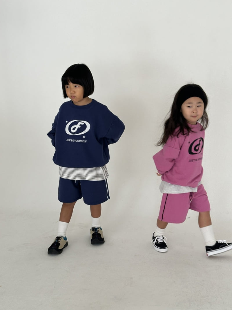 Foov - Korean Children Fashion - #kidsshorts - Logo Sweatshirt - 7