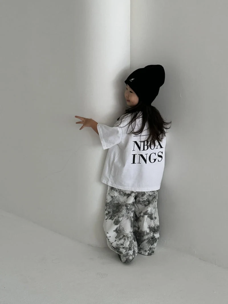 Foov - Korean Children Fashion - #kidsshorts - U Lettering Tee - 5