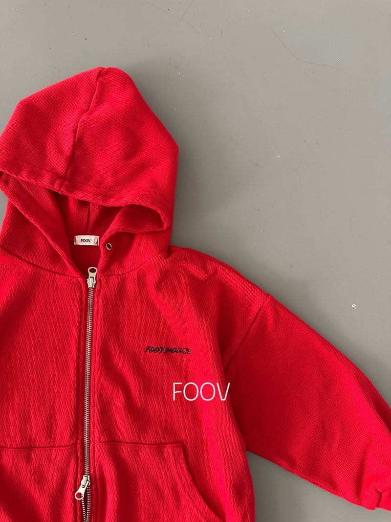 Foov - Korean Children Fashion - #fashionkids - Waffle Zip-Up - 4