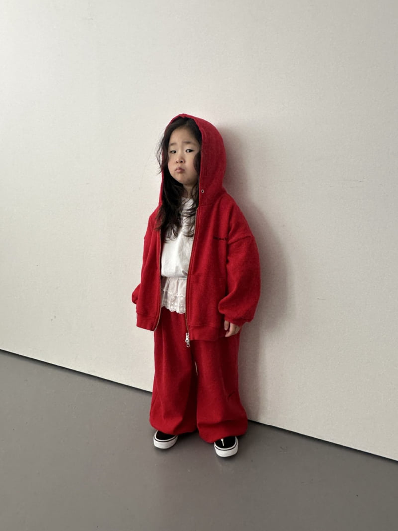Foov - Korean Children Fashion - #kidzfashiontrend - Waffle Zip-Up - 6