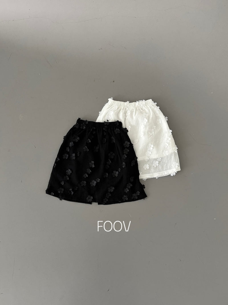 Foov - Korean Children Fashion - #littlefashionista - Flower Skirt