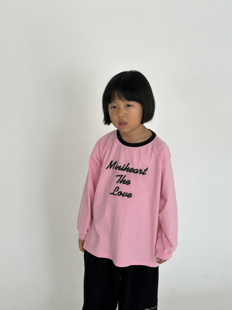 Foov - Korean Children Fashion - #littlefashionista - Mini Heart Love Tee - 7