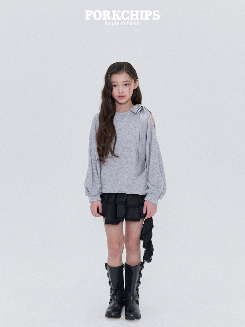 Fork Chips - Korean Children Fashion - #Kfashion4kids - Melo Knit Sweatshirt - 11